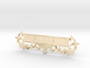 Past Master Jewel Name Plate in 14K Yellow Gold