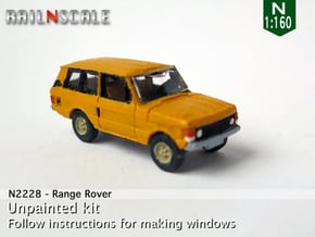 Range Rover (N 1:160) in Tan Fine Detail Plastic