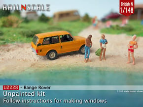 Range Rover (British N 1:148) in Tan Fine Detail Plastic