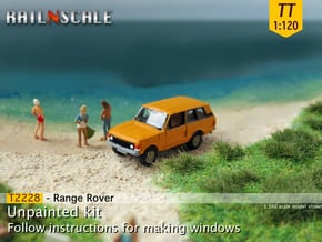 Range Rover (TT 1:120) in Gray Fine Detail Plastic