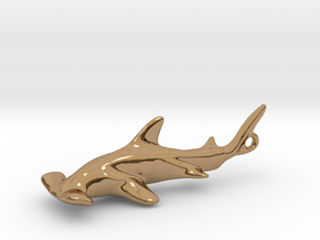 Hammerhead Pendant in Polished Brass