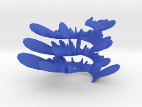 0.05 Seconds of Water Running (3.25 turns) in Blue Processed Versatile Plastic