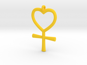 Venus Charm in Yellow Processed Versatile Plastic