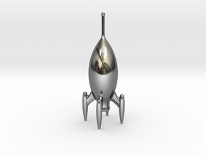 Roger One - Pocket Rocket in Fine Detail Polished Silver