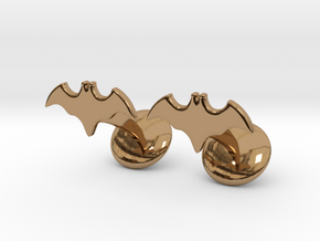  Batman Dead End Cufflinks in Polished Brass