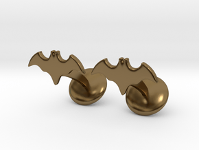  Batman Dead End Cufflinks in Polished Bronze