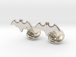  Batman Dead End Cufflinks in Rhodium Plated Brass