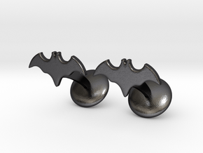  Batman Dead End Cufflinks in Polished and Bronzed Black Steel