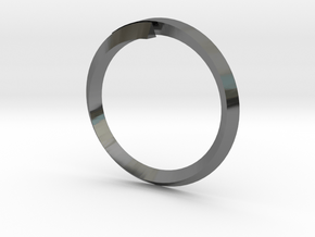 (T)Ring(le) in Fine Detail Polished Silver