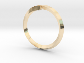 (T)Ring(le) in 14k Gold Plated Brass