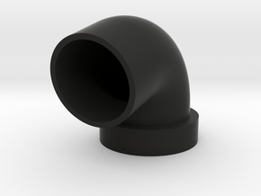 TurboKeychains_GE_Downpipe-v2.0.4 in Black Natural Versatile Plastic