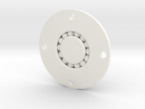 Modified Bearing in White Processed Versatile Plastic