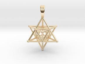 MERKABAH (pendant) in 14K Yellow Gold
