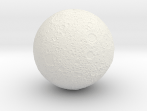 Moon in White Natural Versatile Plastic