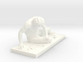 The Dying Galatian At The Capitoline Museums, Rome in White Processed Versatile Plastic