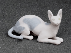 Laying Blue Sphynx in Full Color Sandstone