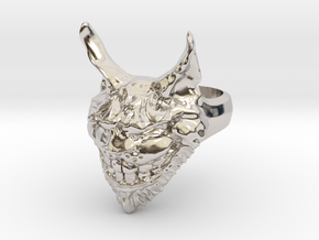 Alice: Madness Returns Cheshire Cat Ring in Platinum