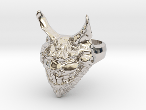 Alice: Madness Returns Cheshire Cat Ring in Rhodium Plated Brass
