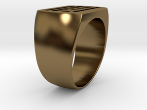 Ptym Ring in Polished Bronze
