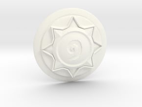 Hearthstone Logo Replica in White Processed Versatile Plastic
