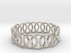 Ring Bracelet 68 in Platinum