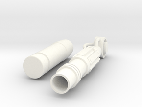 Classic Dr Who Sonic Screwdriver Concept in White Processed Versatile Plastic