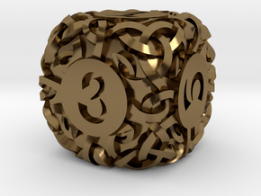 D6 Plein in Polished Bronze