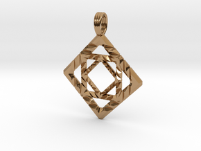 GALACTIC CUBE in Polished Brass