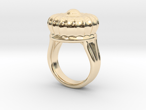 Old Ring 16 - Italian Size 16 in 14K Yellow Gold