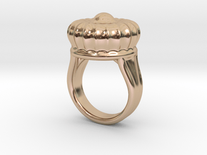 Old Ring 16 - Italian Size 16 in 14k Rose Gold Plated Brass