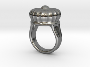 Old Ring 20 - Italian Size 20 in Fine Detail Polished Silver