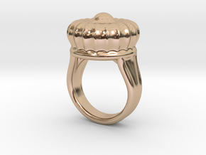 Old Ring 21 - Italian Size 21 in 14k Rose Gold Plated Brass