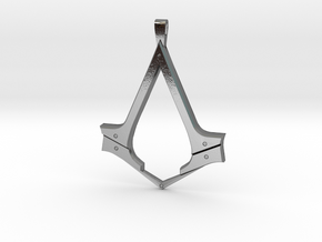 AC Syndicate Pendant in Polished Silver