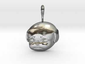 Pouty Puppy in Polished Silver