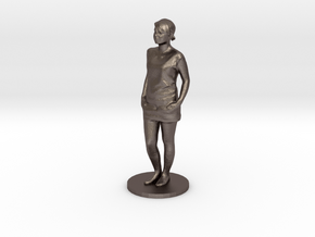 Anicka in Polished Bronzed Silver Steel