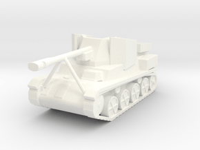 Jagd Toldi Hungarian Tank Hunter SPG 1/100th 15mm in White Processed Versatile Plastic