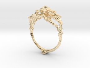 Ring Nouveau03 V02 in 14K Yellow Gold
