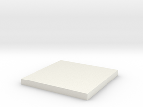 'S Scale' - 12' x 12' Foundation Pad in White Natural Versatile Plastic
