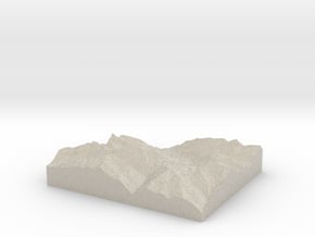 Model of Kenzenkopf in Natural Sandstone