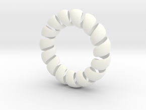 SpiralRing in White Processed Versatile Plastic