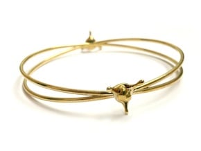 LoveSplash bracelet in Polished Brass