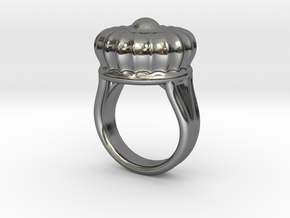 Old Ring 23 - Italian Size 23 in Fine Detail Polished Silver