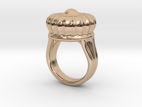 Old Ring 23 - Italian Size 23 in 14k Rose Gold Plated Brass