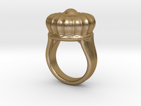 Old Ring 23 - Italian Size 23 in Polished Gold Steel