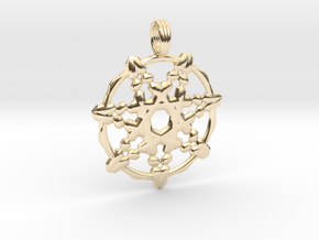 HIGH PRIESTESS in 14k Gold Plated Brass