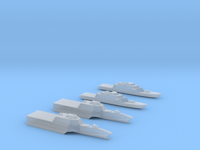 1:3000 Littoral Combat Ships Freedom+Independence in Tan Fine Detail Plastic