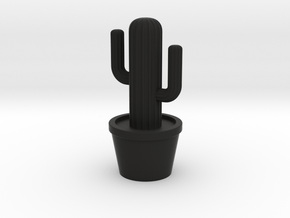 Cactus in Black Natural Versatile Plastic