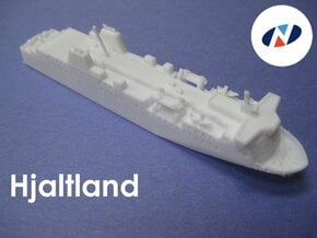 MV Hjaltland (1:1200) in White Natural Versatile Plastic