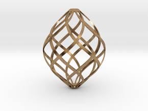 Zonohedron, Large in Natural Brass