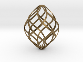 Zonohedron, Large in Natural Bronze